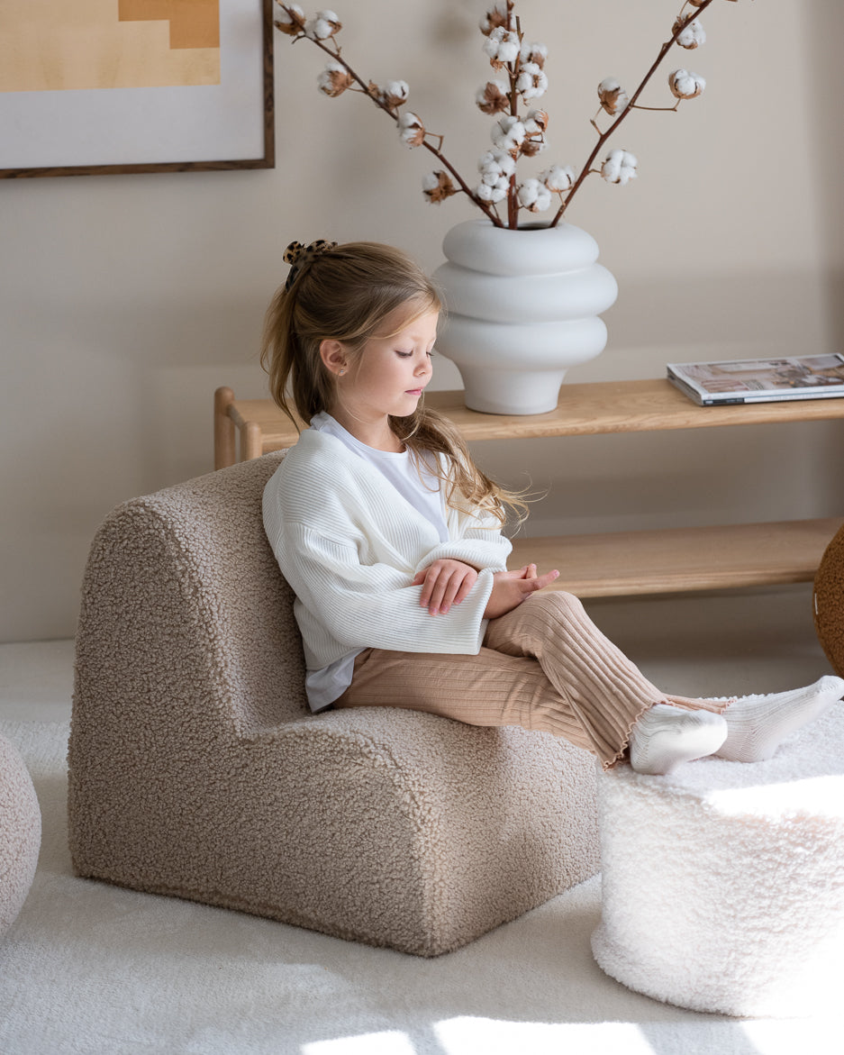 Poltroncina Biscuit Cloud Chair – Un Rifugio Morbido e Accogliente per il Tuo Bambino