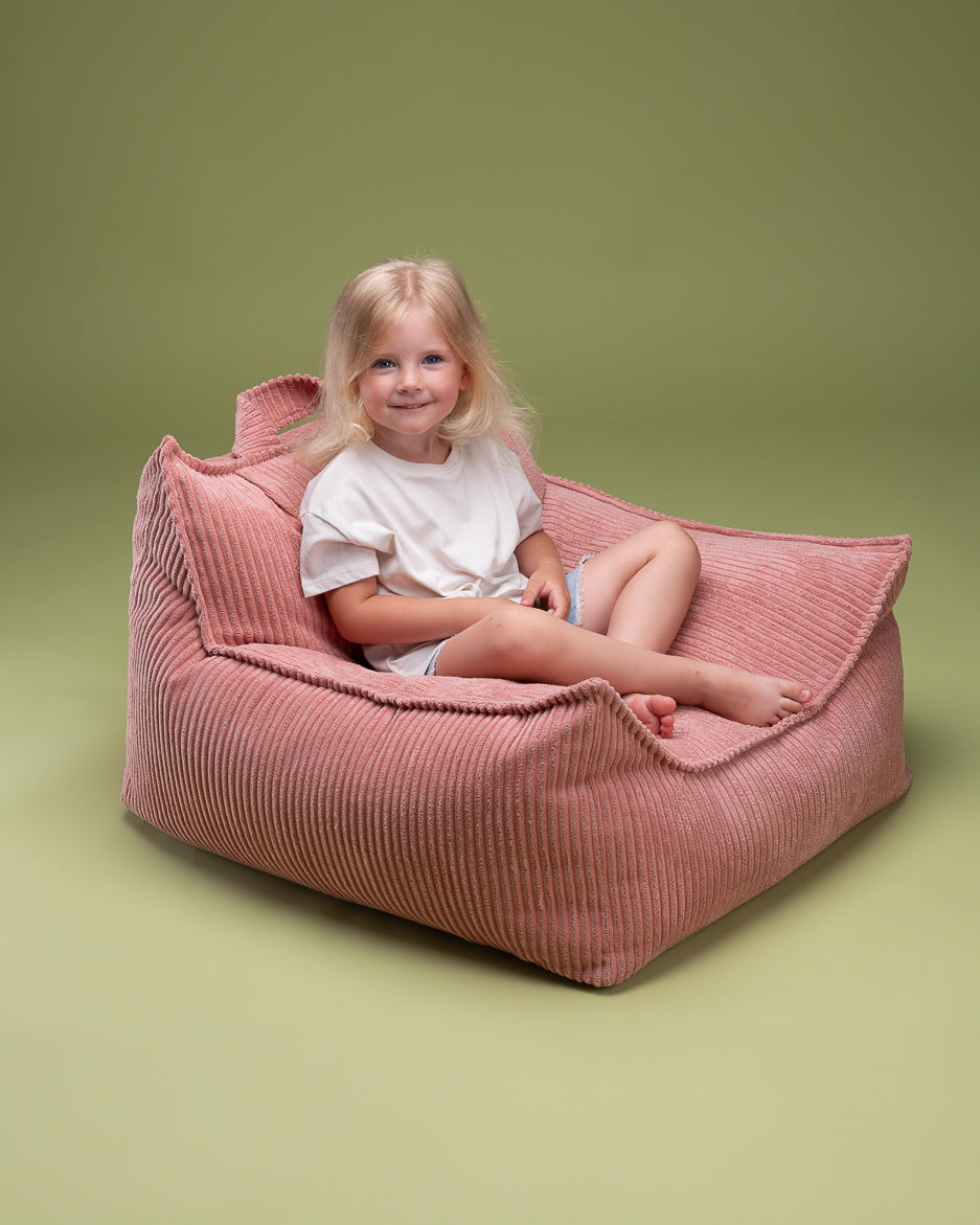Pink Mousse Beanbag Chair - Poltrona sacco per bambini