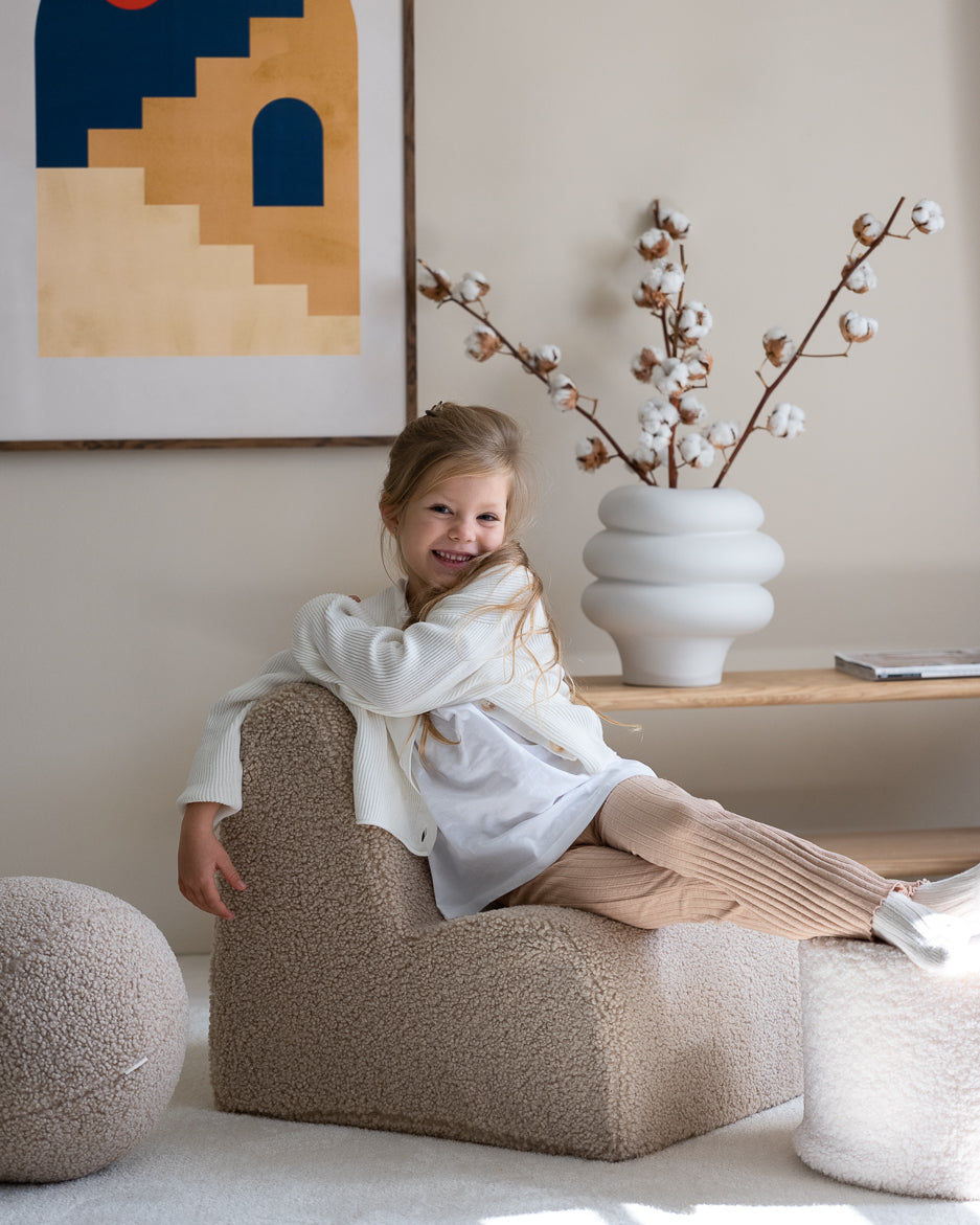 Poltroncina Biscuit Cloud Chair – Un Rifugio Morbido e Accogliente per il Tuo Bambino