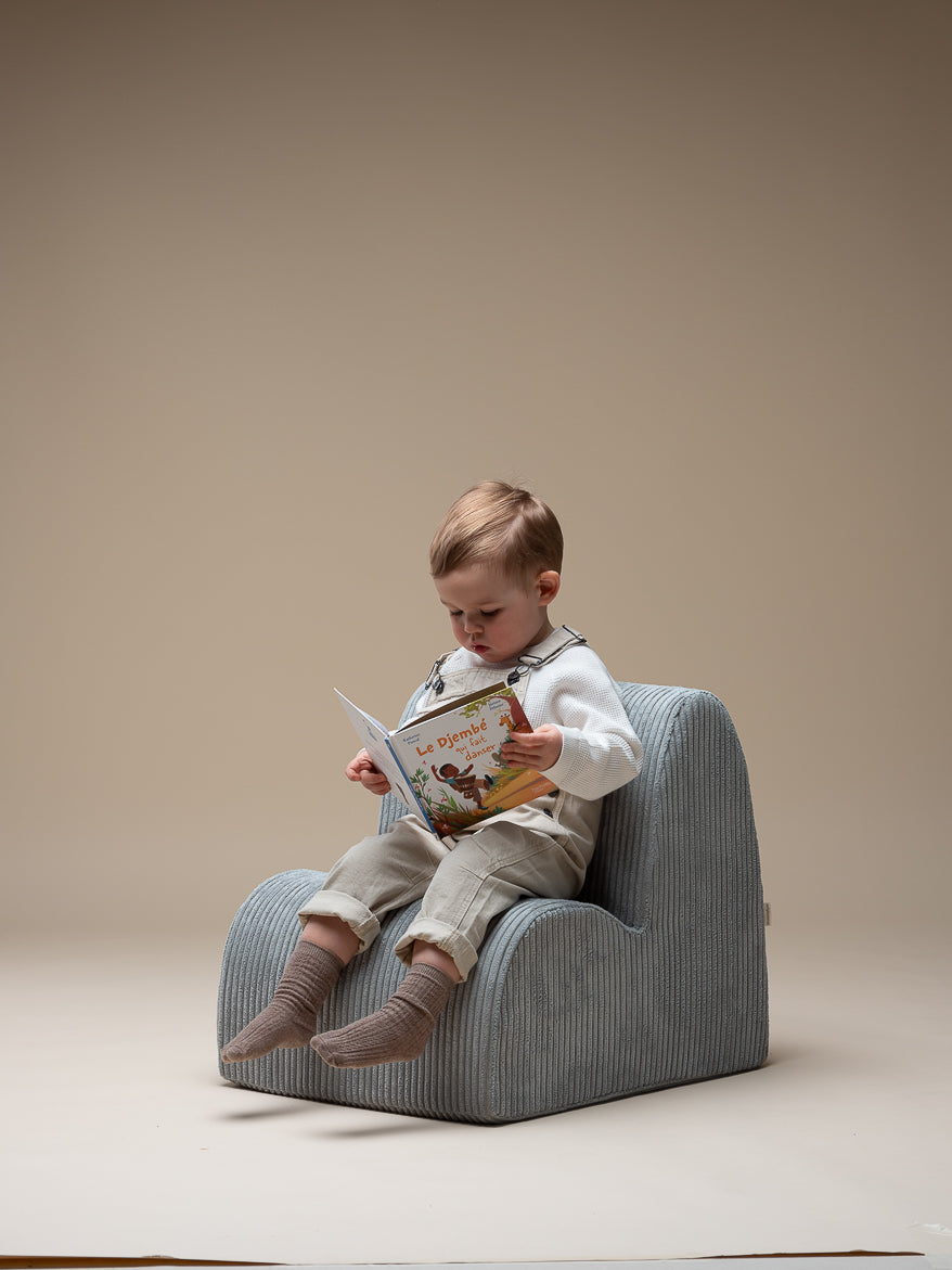 Poltroncina Peppermint Green Cloud Chair – Un Angolo di Morbidezza per il Tuo Bambino