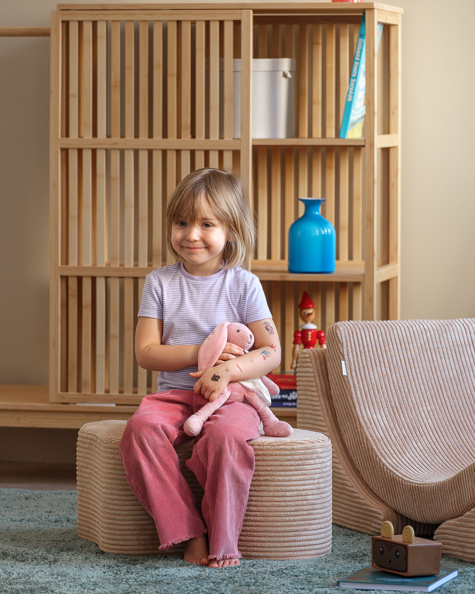 Pouf Brown Sugar Cloud – Eleganza e Funzionalità
