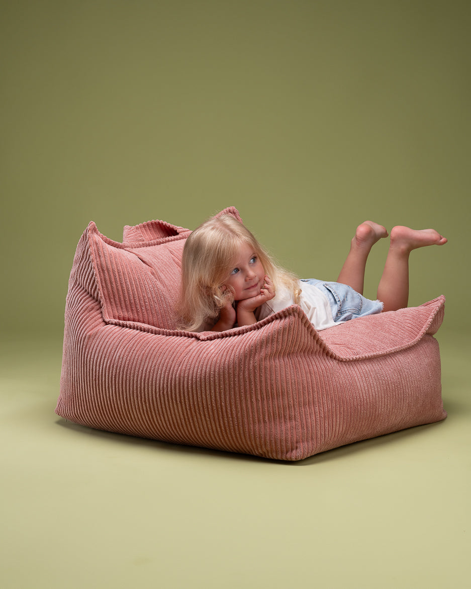 Pink Mousse Beanbag Chair - Poltrona sacco per bambini