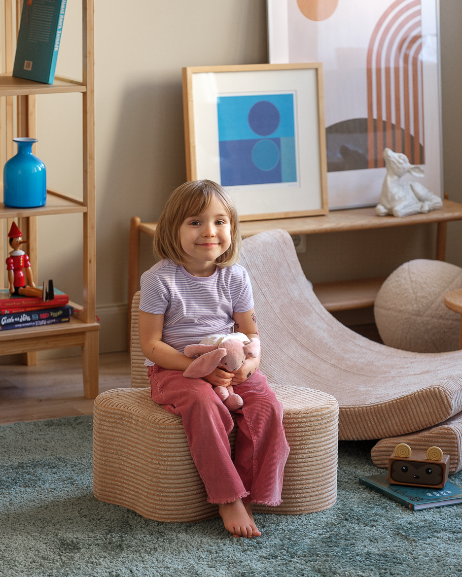Pouf Brown Sugar Cloud – Eleganza e Funzionalità
