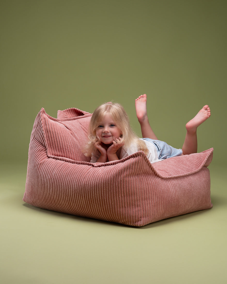 Pink Mousse Beanbag Chair - Poltrona sacco per bambini