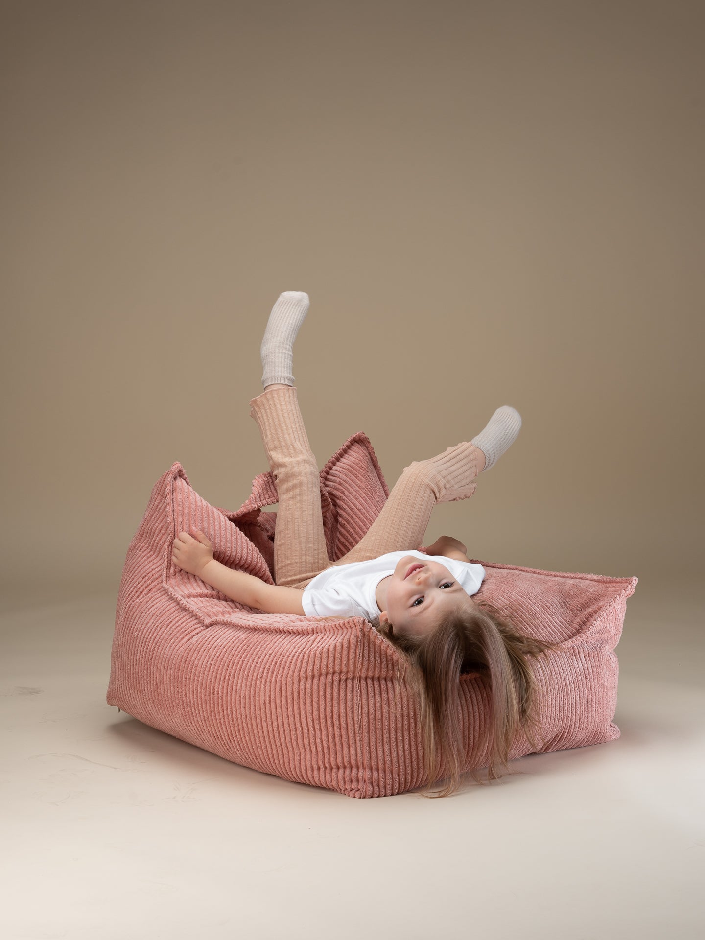 Pink Mousse Beanbag Chair - Poltrona sacco per bambini