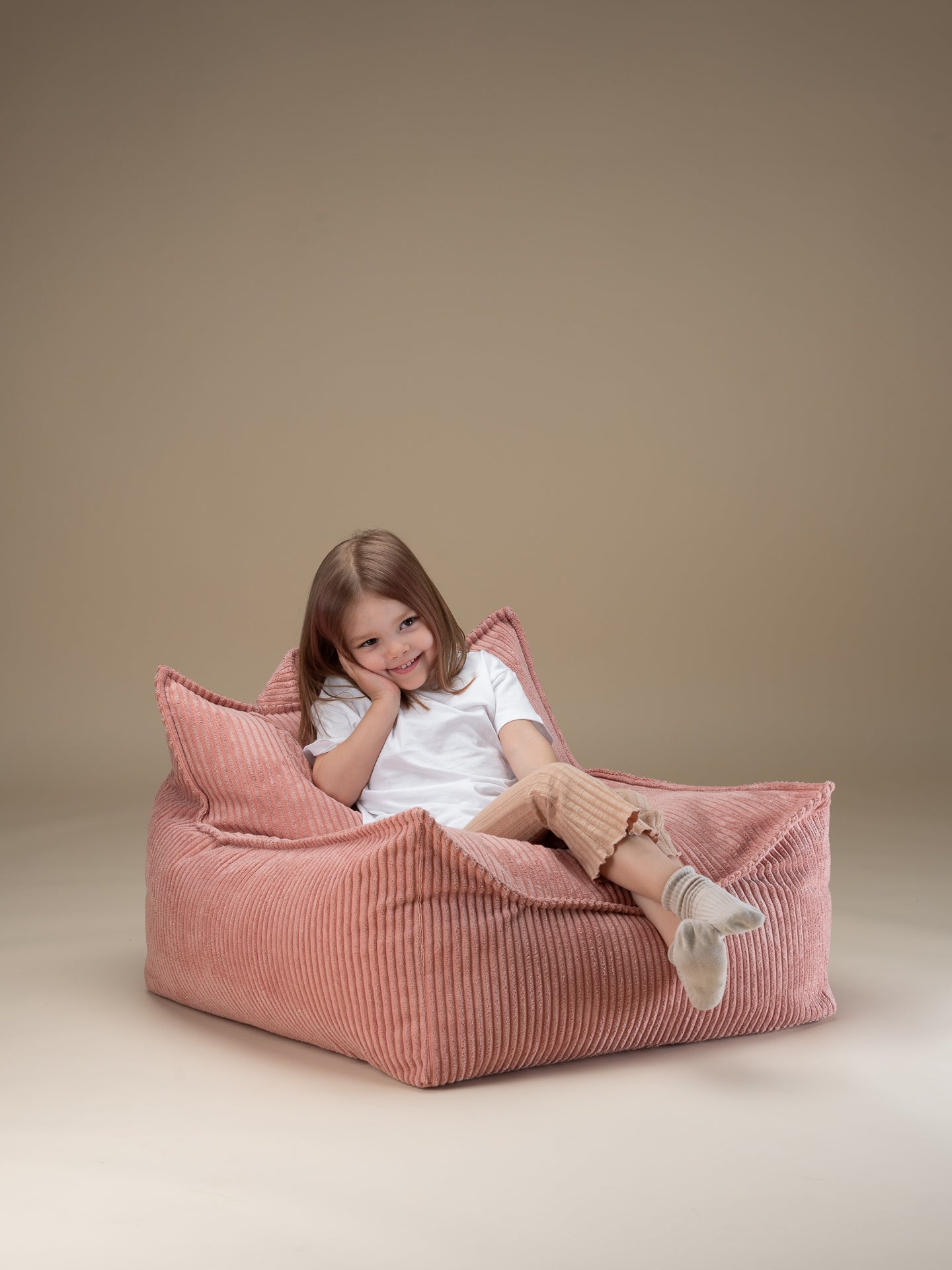 Pink Mousse Beanbag Chair - Poltrona sacco per bambini
