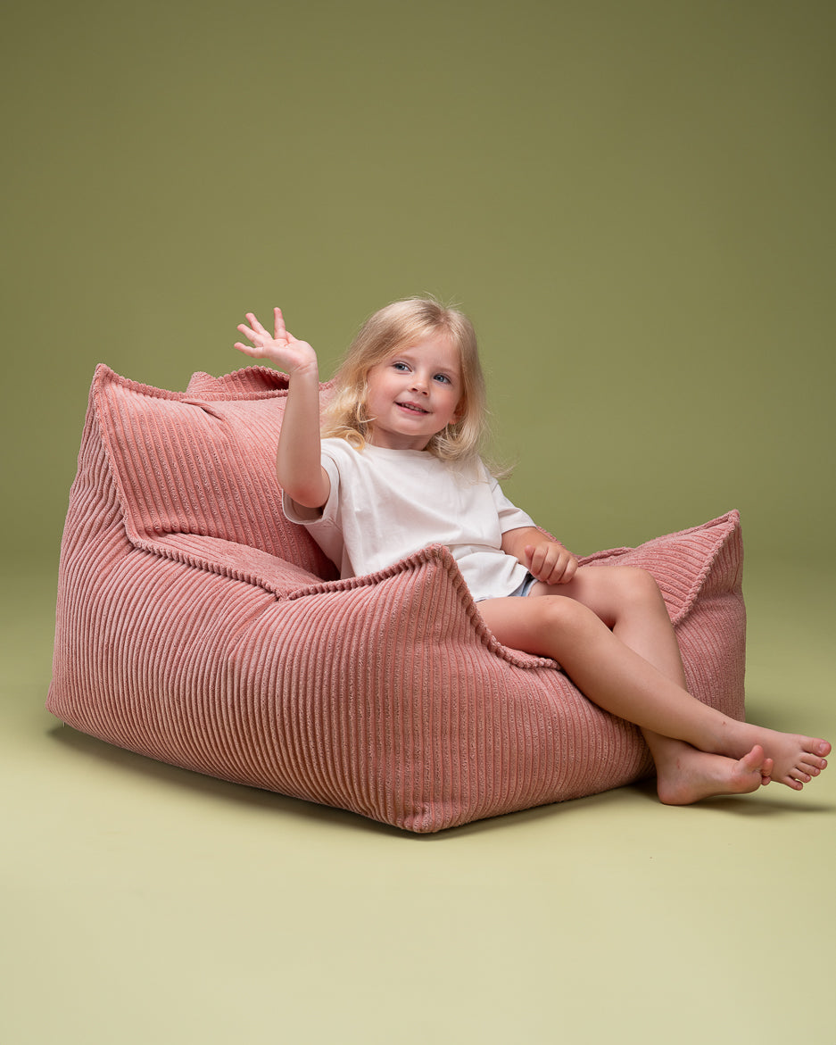 Pink Mousse Beanbag Chair - Poltrona sacco per bambini