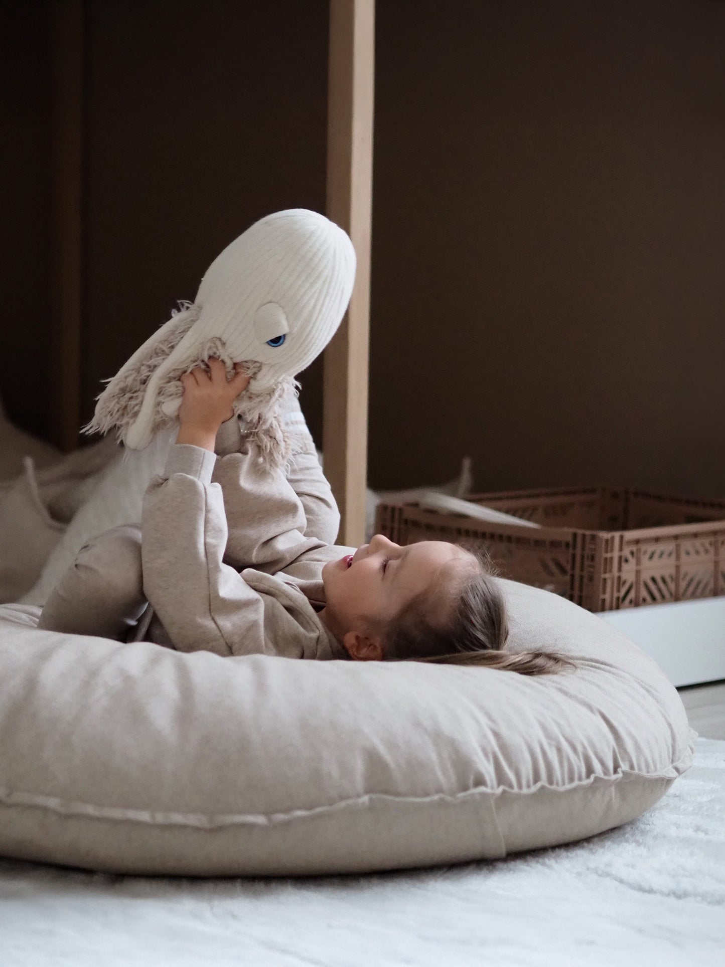 Cuscino da Pavimento LEMPI – Sand | Comfort e Relax per Tutta la Famiglia