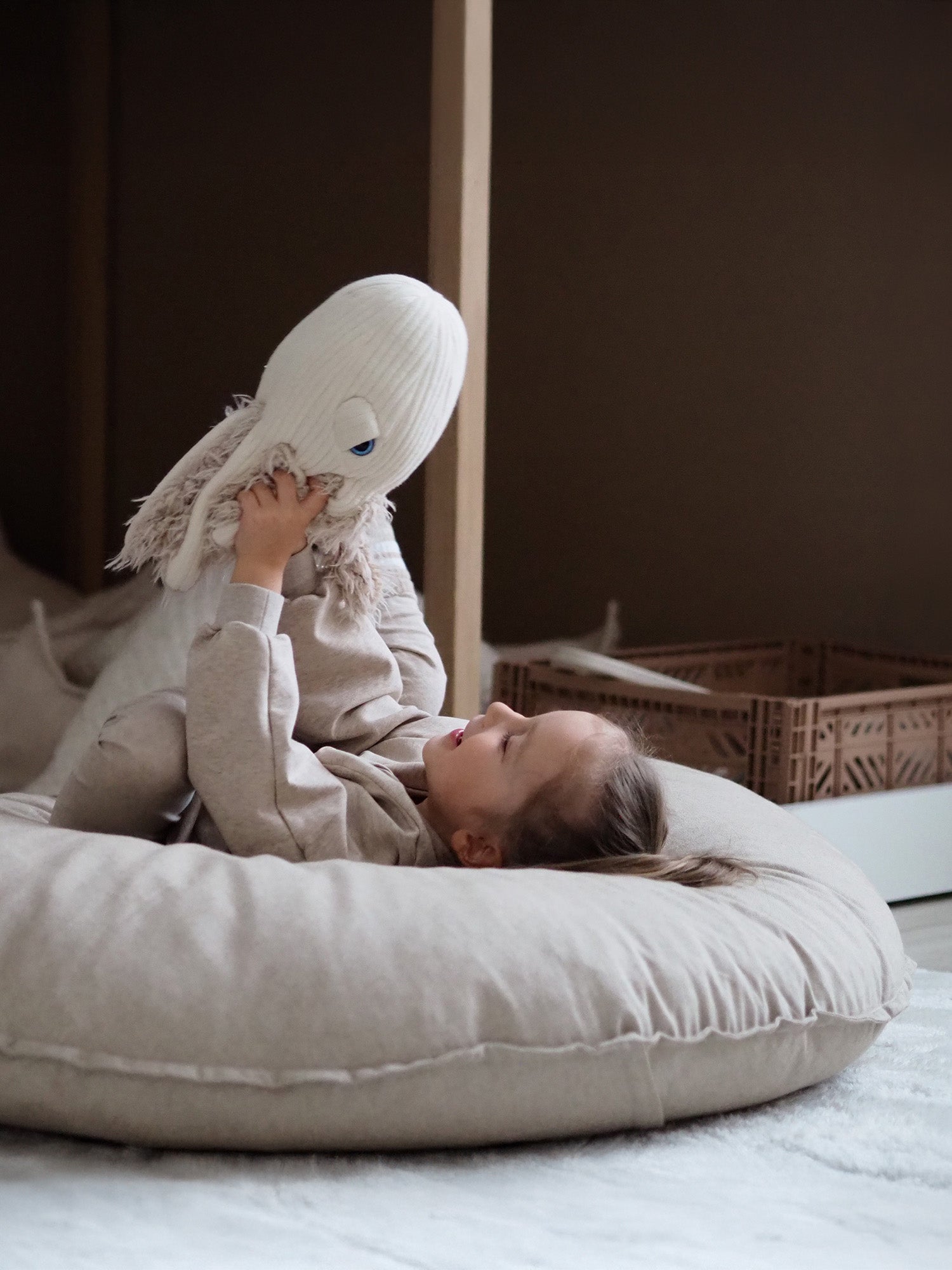 Cuscino da Pavimento LEMPI – Sand | Comfort e Relax per Tutta la Famiglia