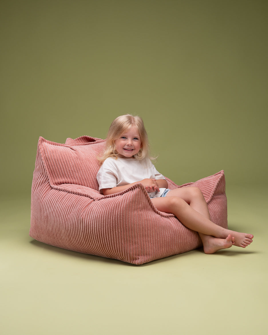 Pink Mousse Beanbag Chair - Poltrona sacco per bambini