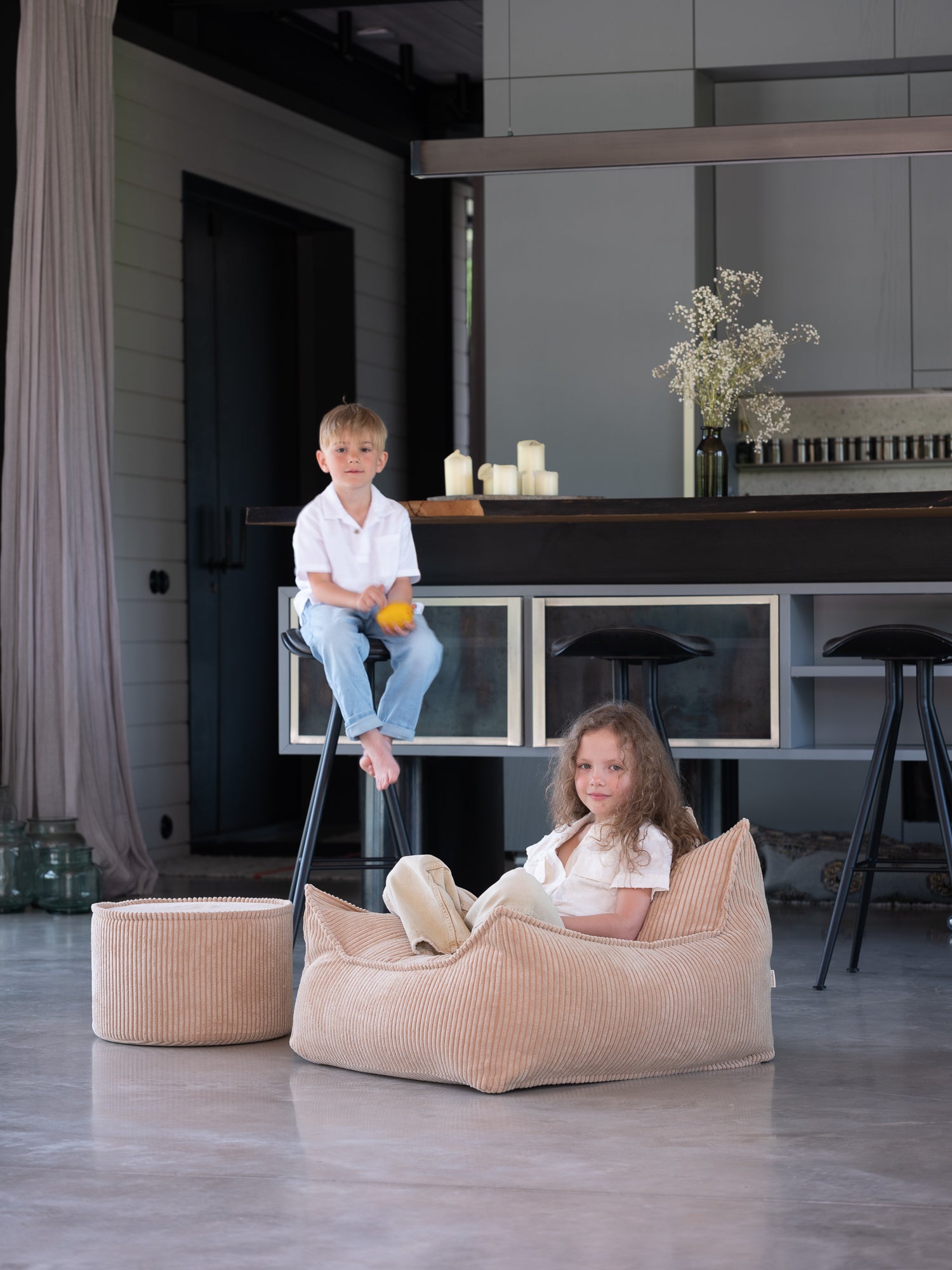 Brown Sugar Beanbag Chair - Poltrona sacco per bambini