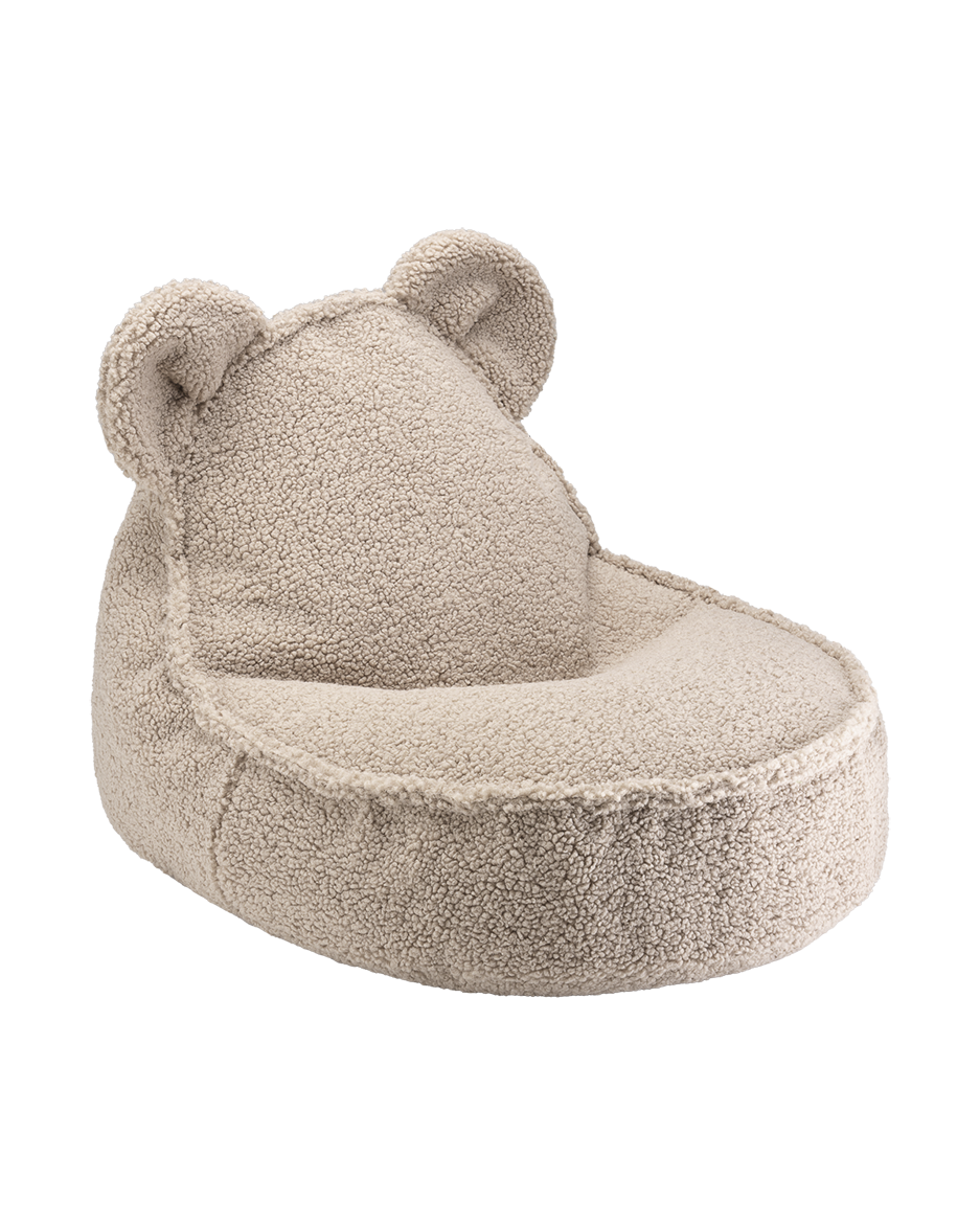 Biscuit Bear Beanbag - Poltrona a Sacco con Orecchie da Orso