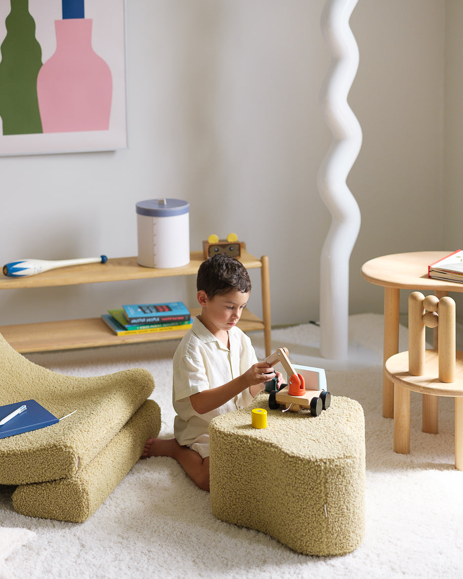 Matcha Cloud Pouffe – Eleganza e Comfort