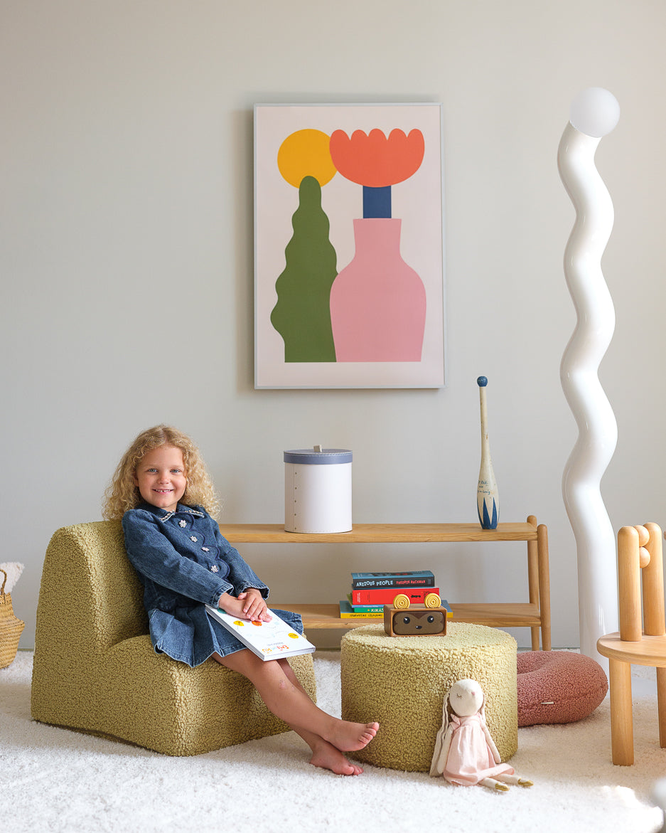 Poltroncina Matcha Cloud Chair – Un Rifugio Morbido e Accogliente per il Tuo Bambino