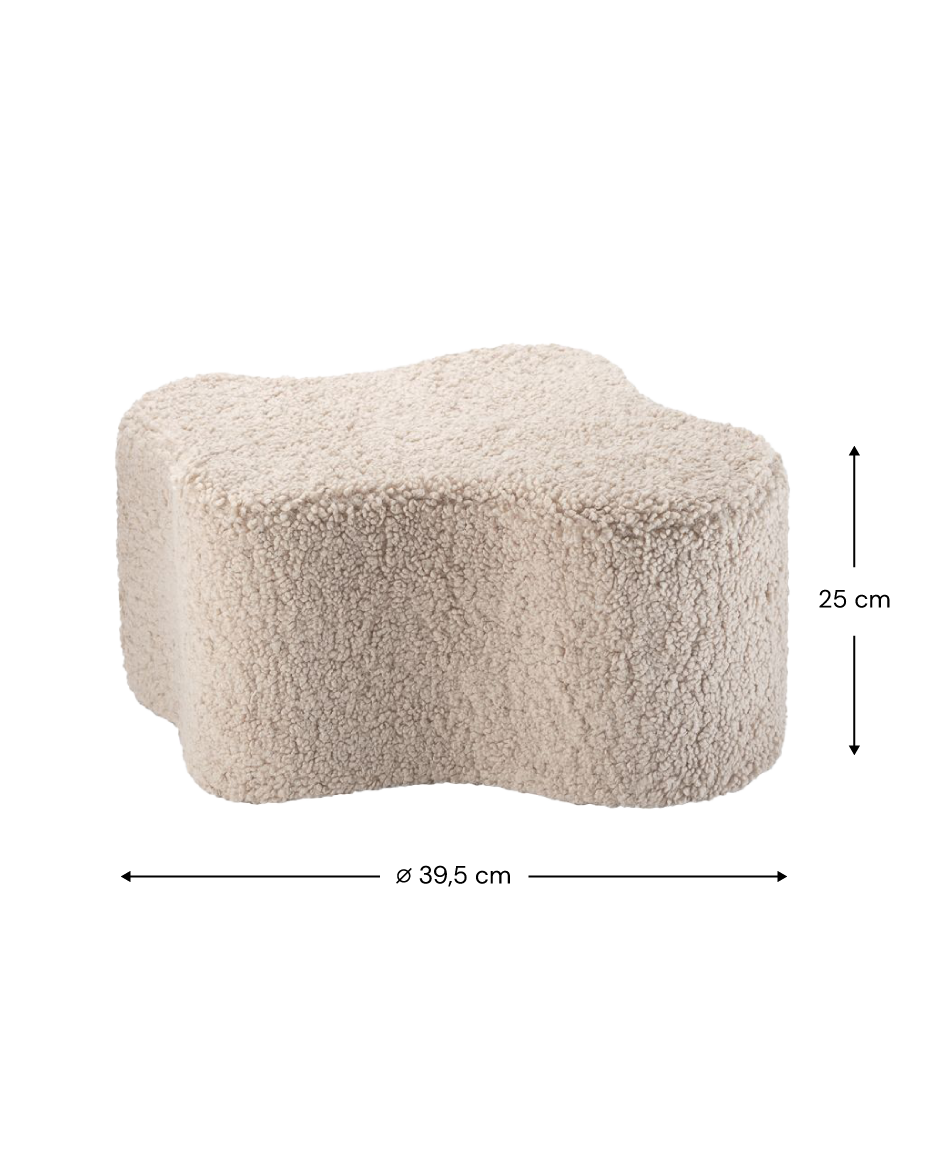 Biscuit Cloud Pouffe – Eleganza e Comfort