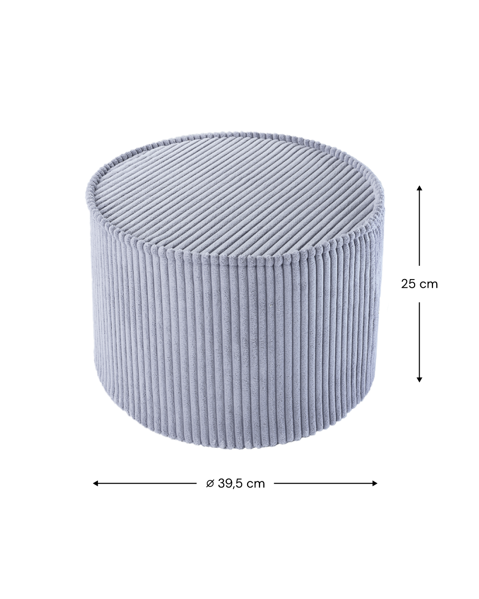 Blueberry Blue Pouffe – Eleganza e Funzionalità per Ogni Spazio