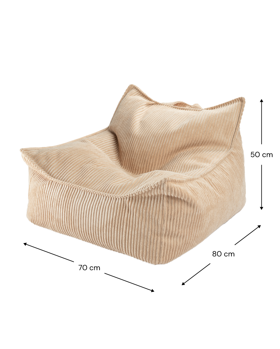 Brown Sugar Beanbag Chair - Poltrona sacco per bambini