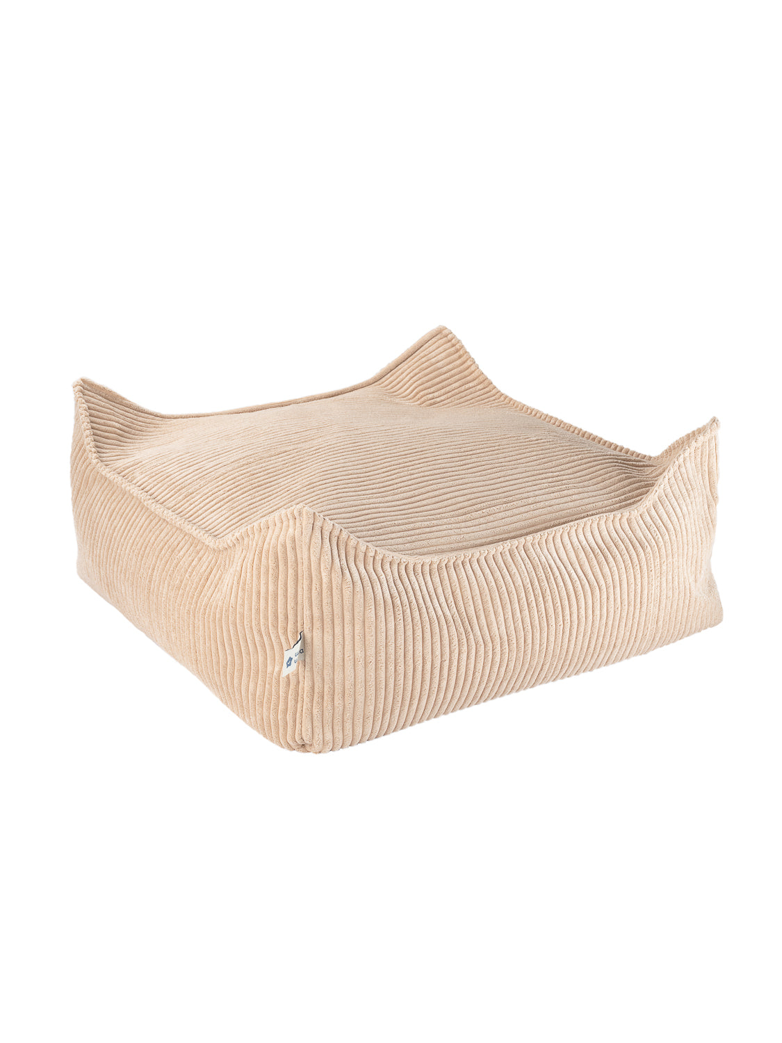 Brown Sugar Square Ottoman - Pouf Quadrato in Velluto a Coste