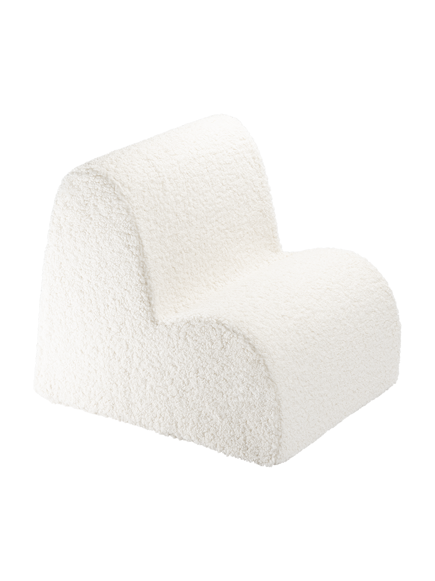 Poltroncina Cream White Cloud Chair – Un Rifugio Morbido e Accogliente per il Tuo Bambino