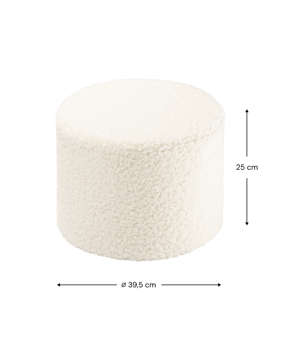 Cream White Pouffe – Stile e Funzionalità per Ogni Spazio