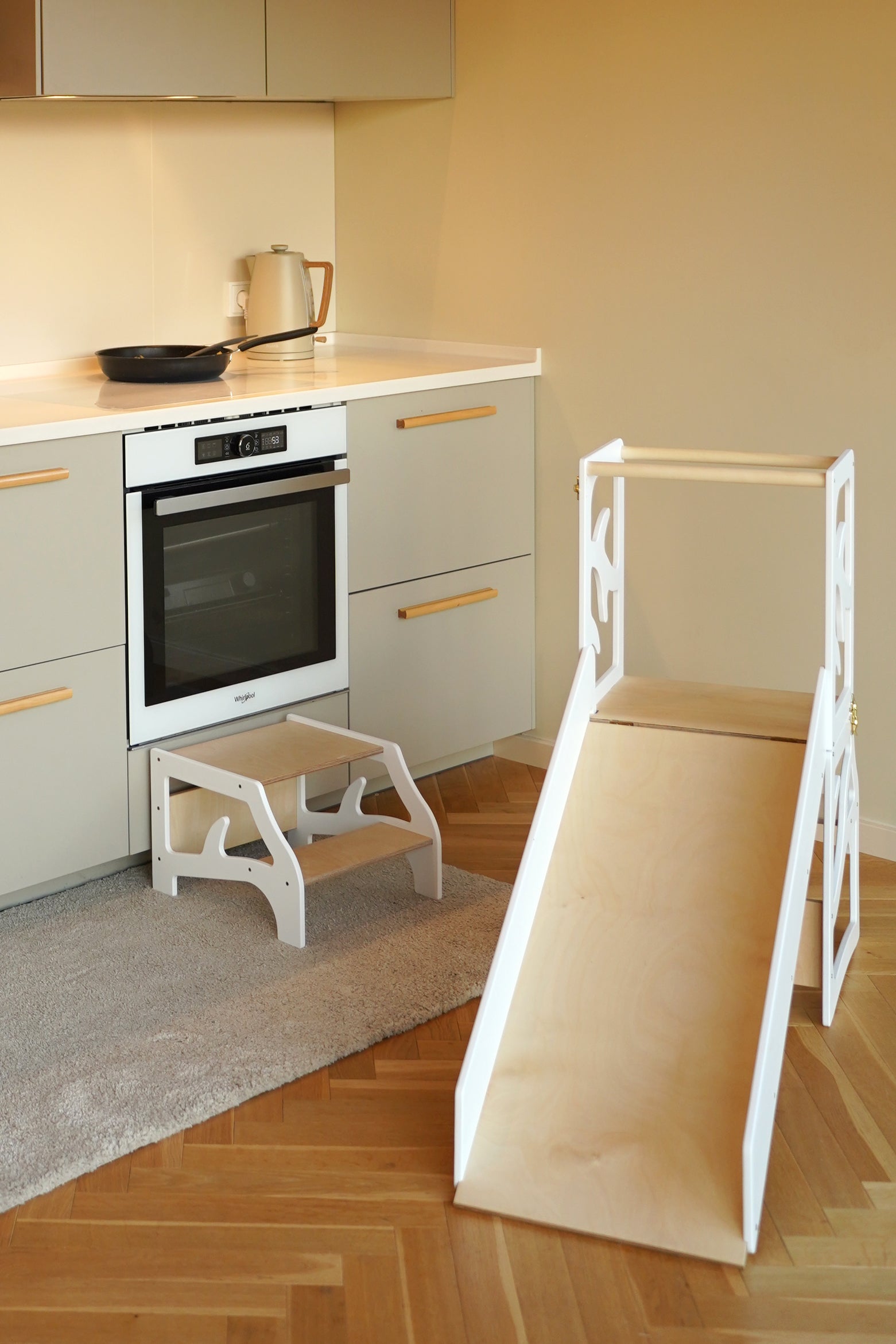 Sgabello Design Albero - Bianco