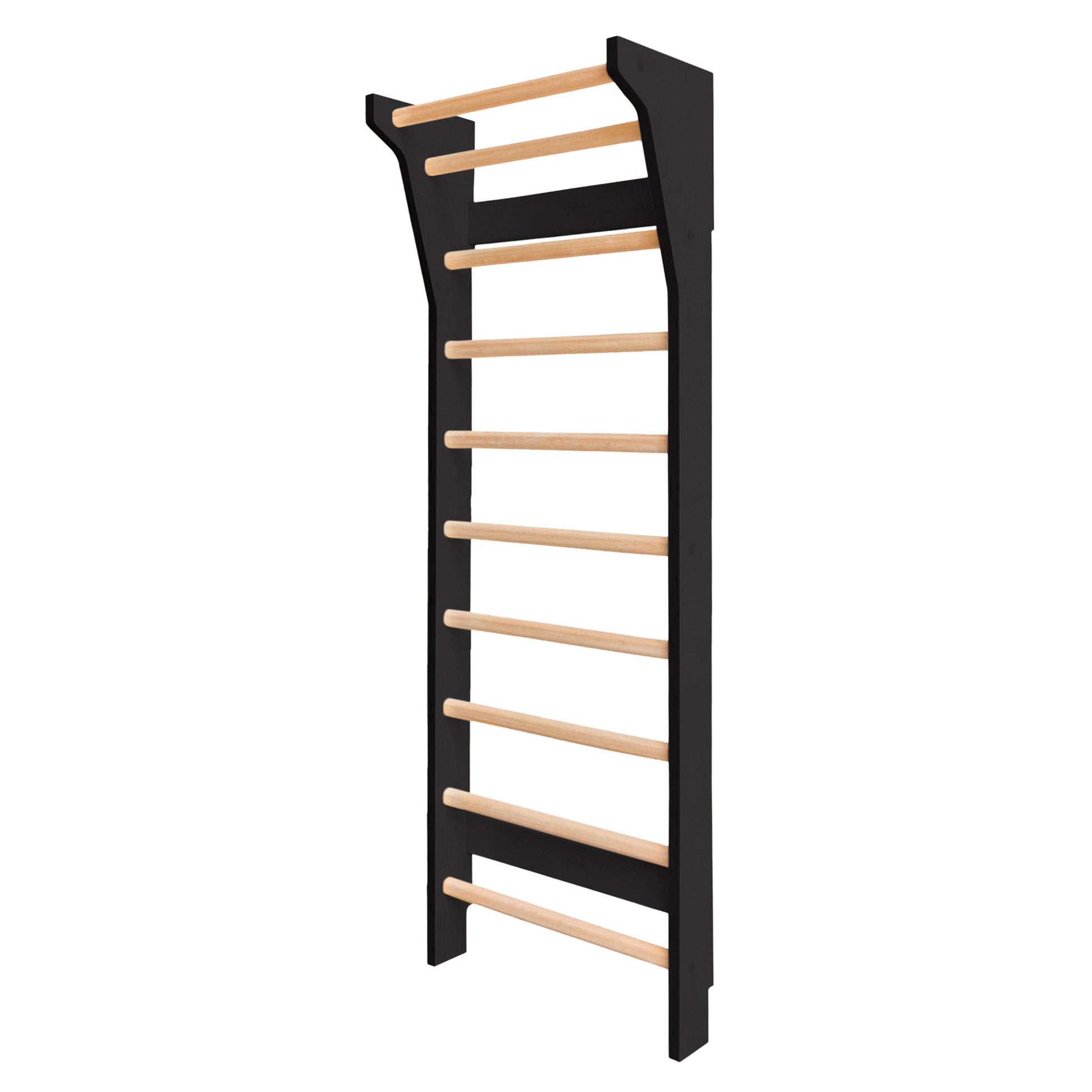 Spalliera TAIMI MINI - Nero-Legno di Betulla Naturale | Movimento e Gioco Attivo per Bambini