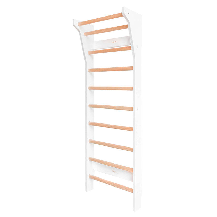 Spalliera TAIMI MINI - Bianco-Legno di Betulla Naturale | Movimento e Gioco Attivo per Bambini