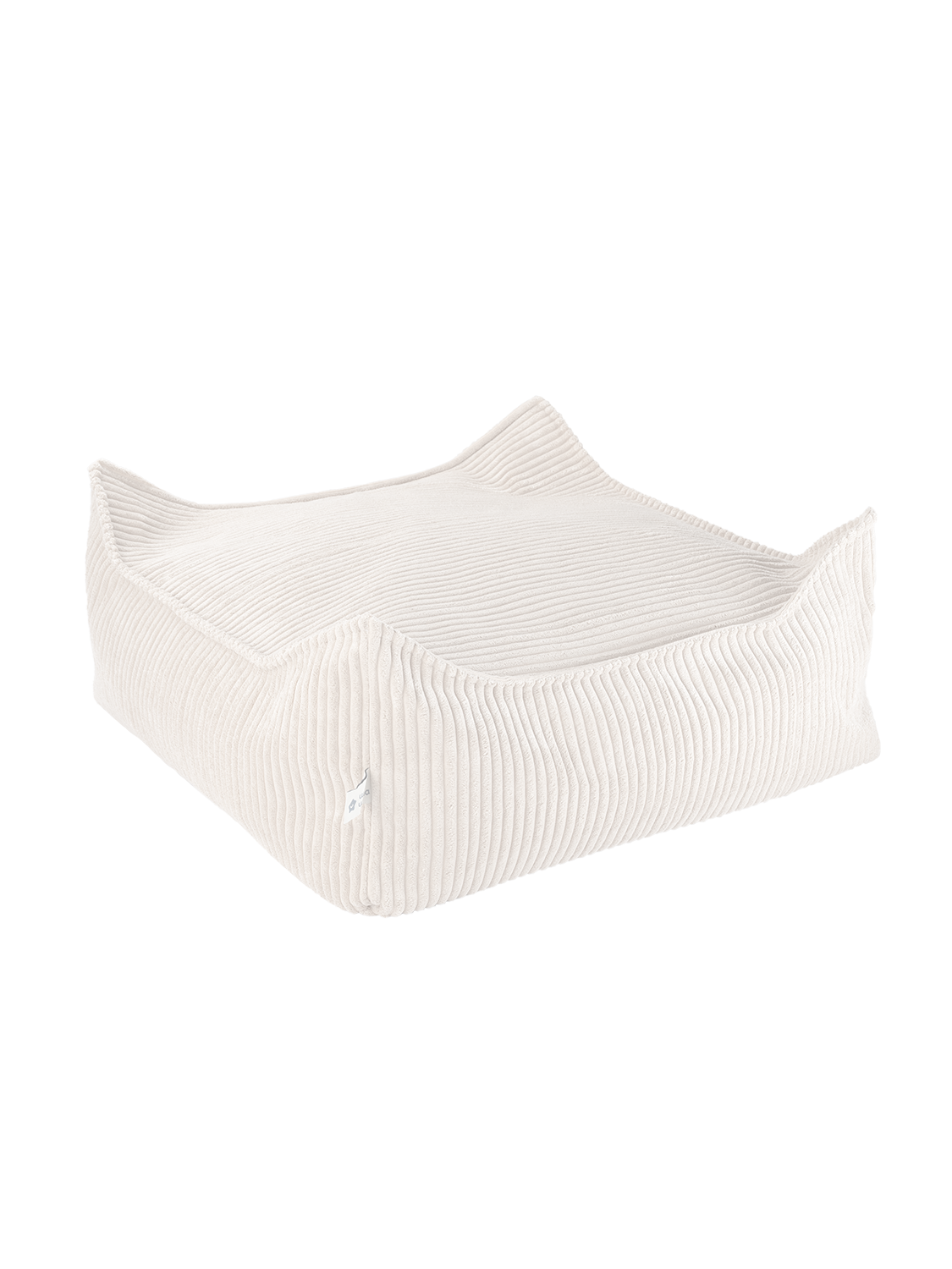 Marshmallow Square Ottoman - Pouf Quadrato in Velluto a Coste
