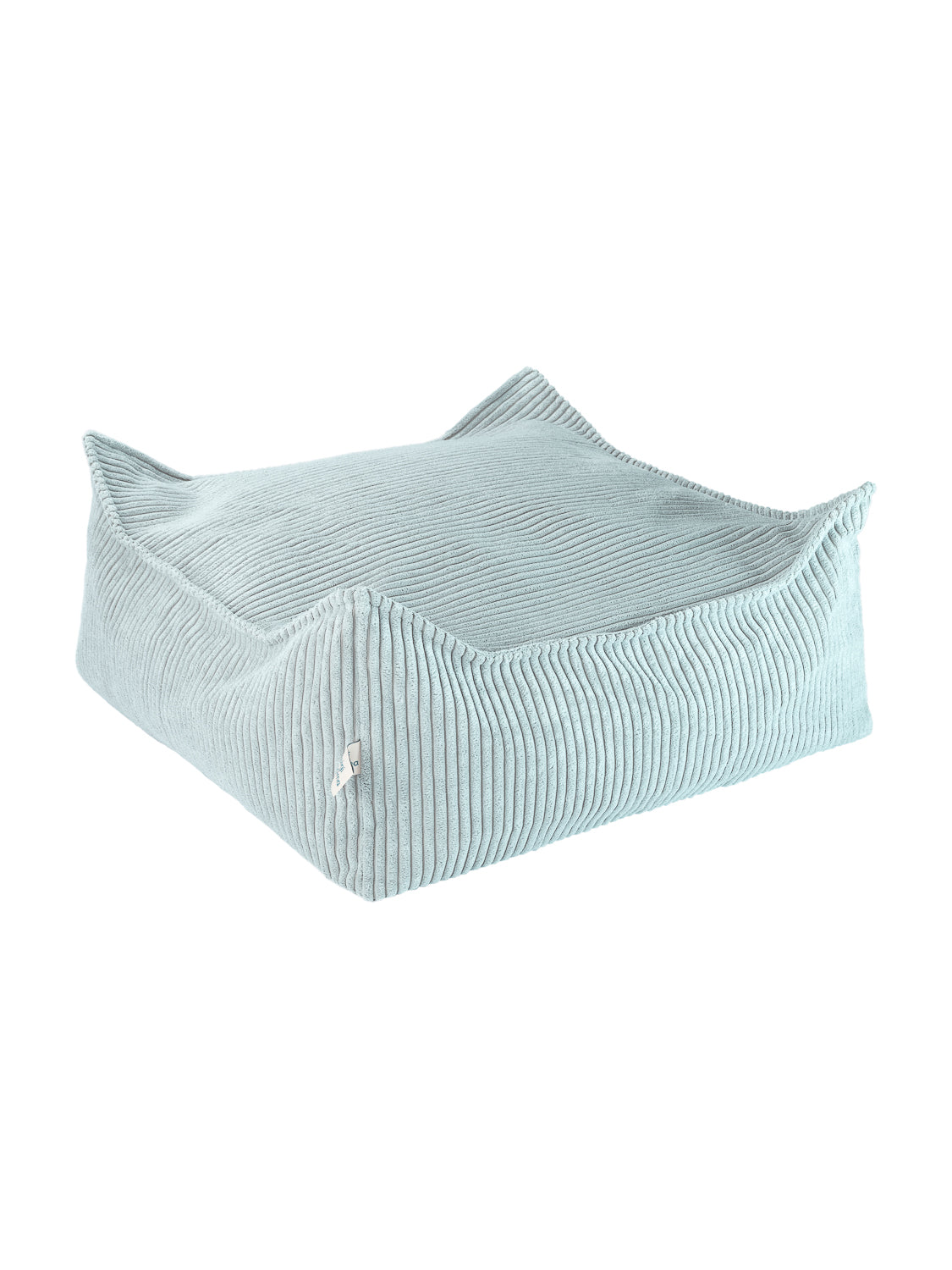Peppermint Green Square Ottoman - Pouf Quadrato in Velluto a Coste