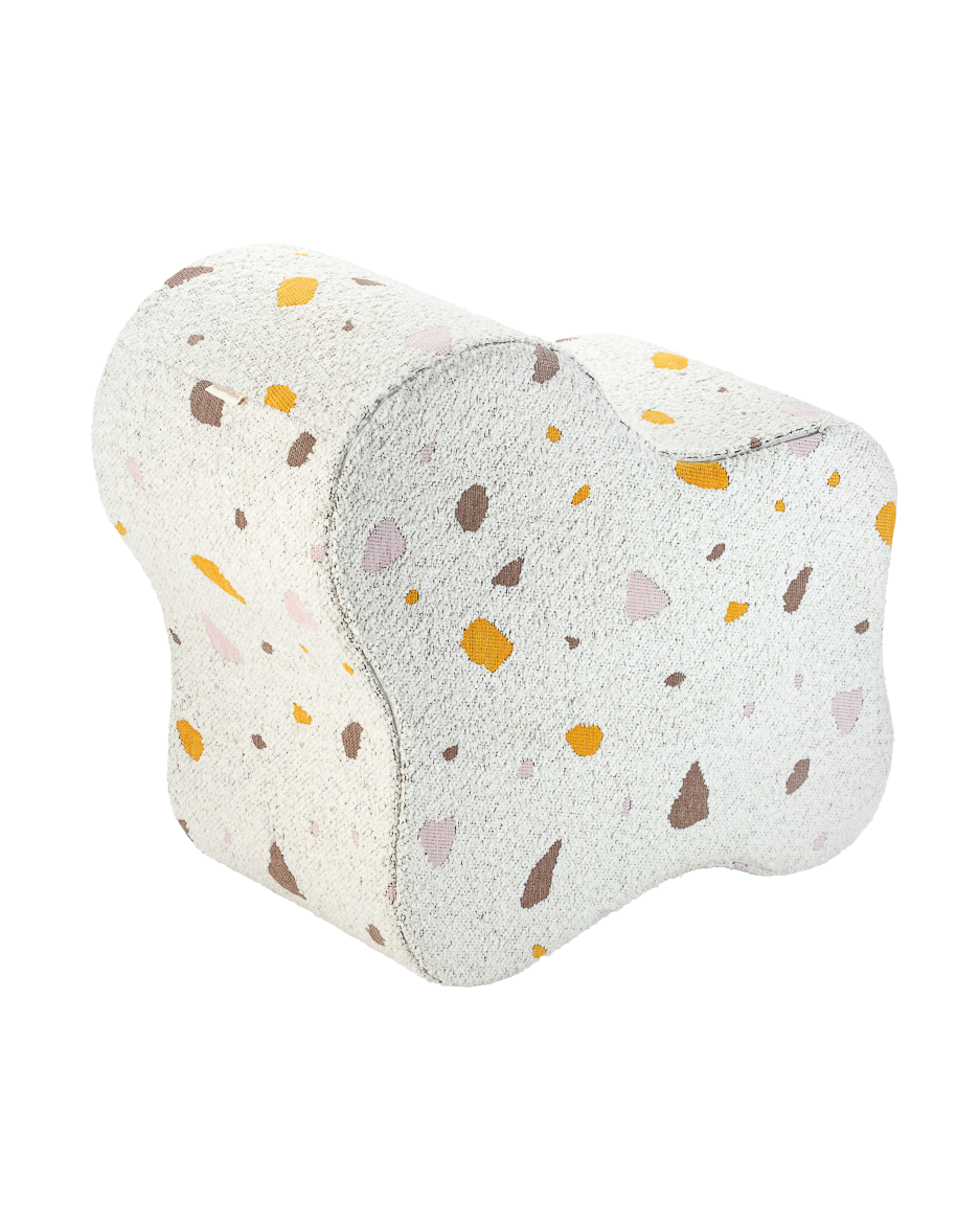 Terrazzo Marble Cloud Pouffe - Eleganza e Funzionalità