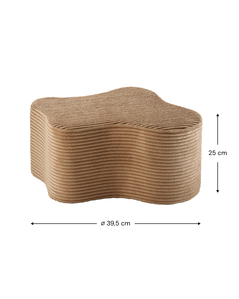 Toffee Cloud Pouffe – Eleganza e Funzionalità