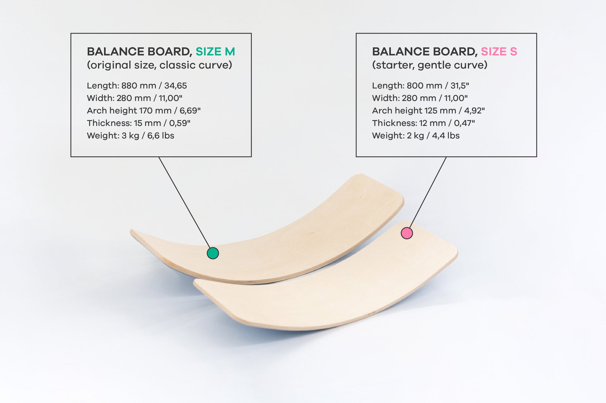 Tavola da Equilibrio Leg&Go - Misura M