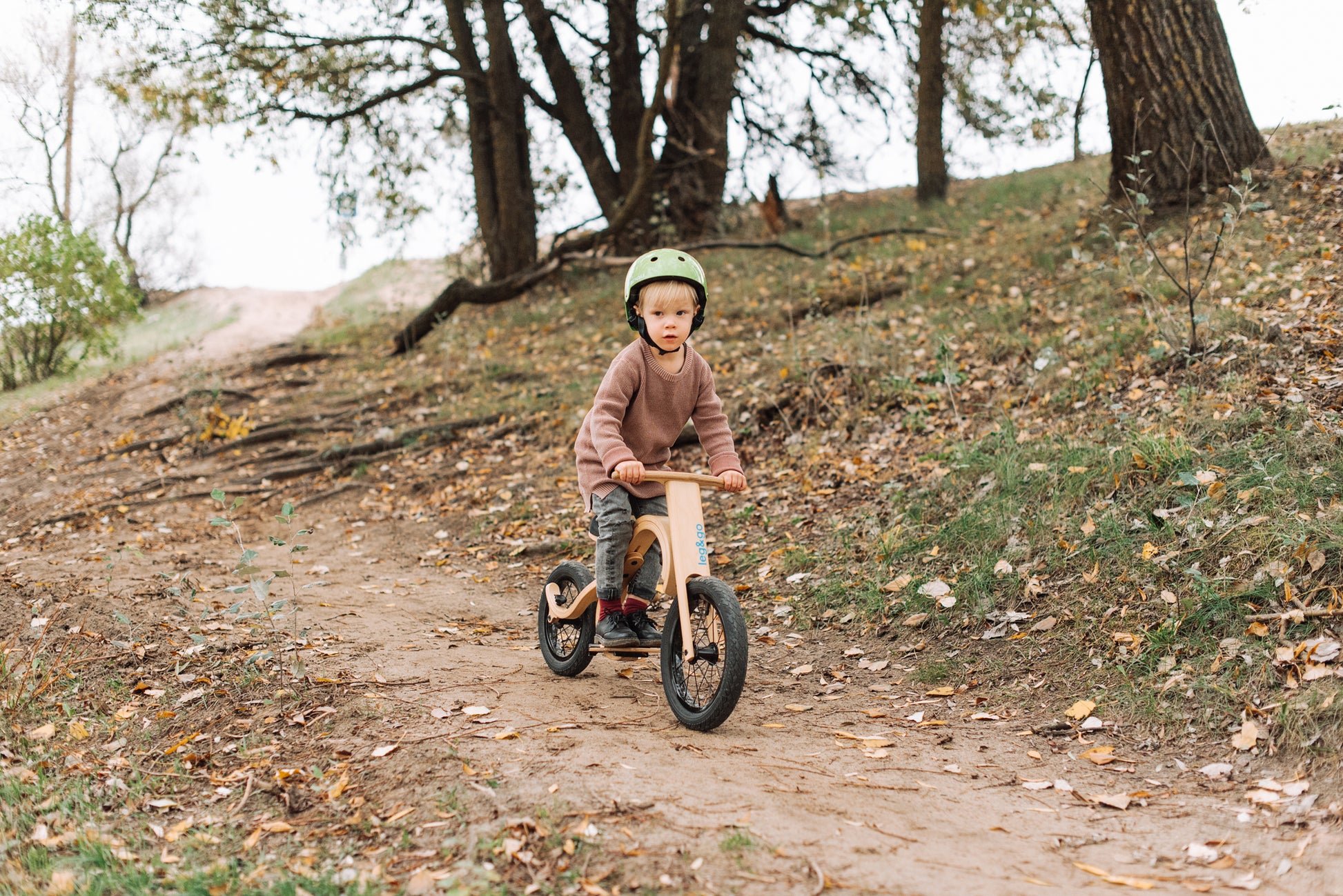 Kit Downhill per Bicicletta Senza Pedali 3in1 Leg&Go