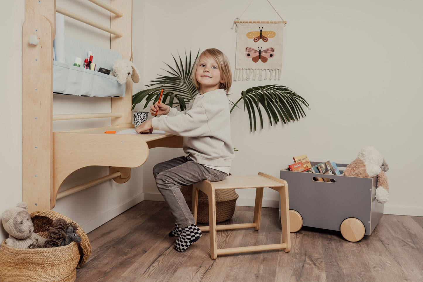 Set Tavolo & Sedia per Spalliera Svedese (Climber Wall) Leg&Go