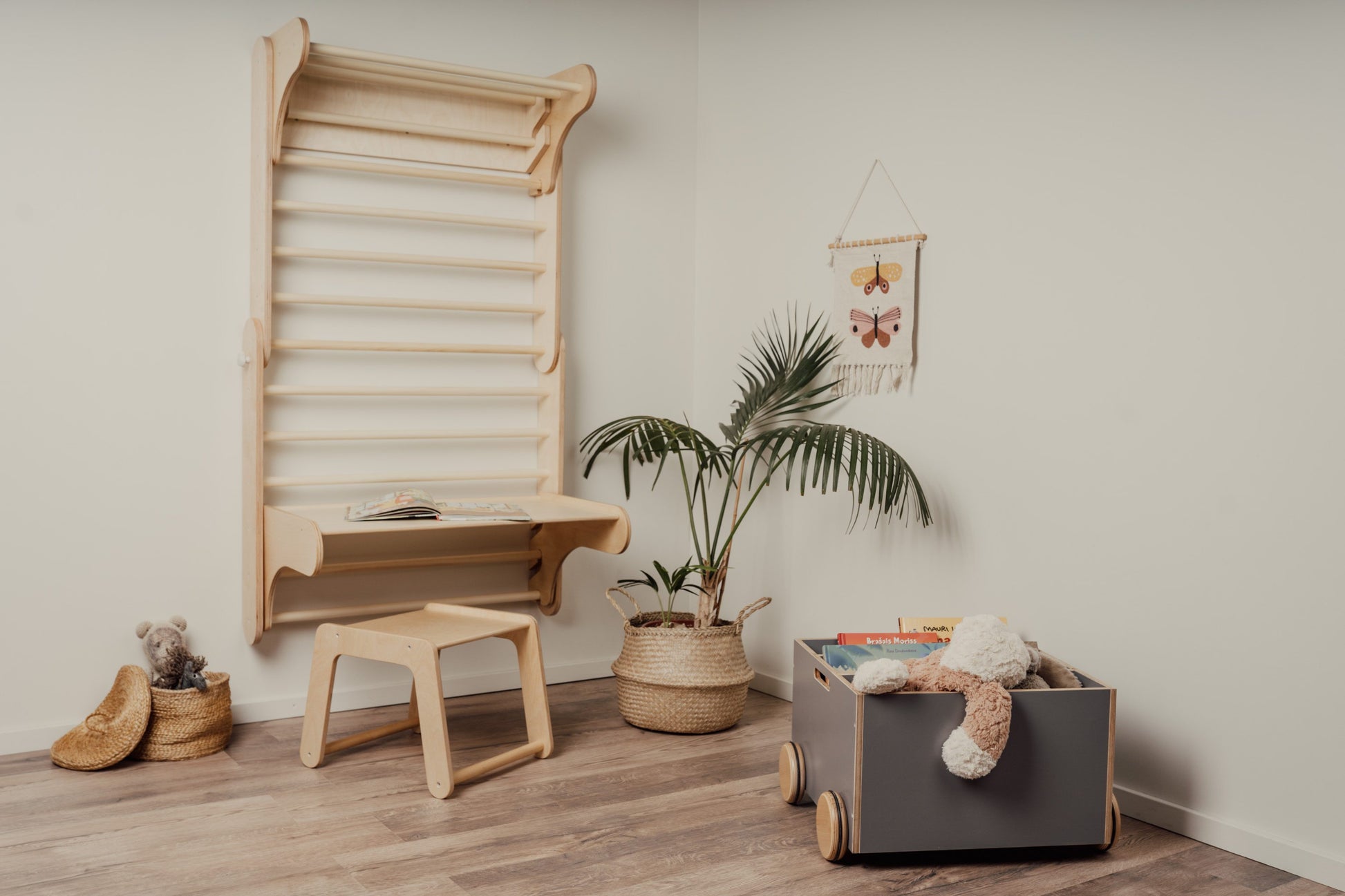 Set Tavolo & Sedia per Spalliera Svedese (Climber Wall) Leg&Go