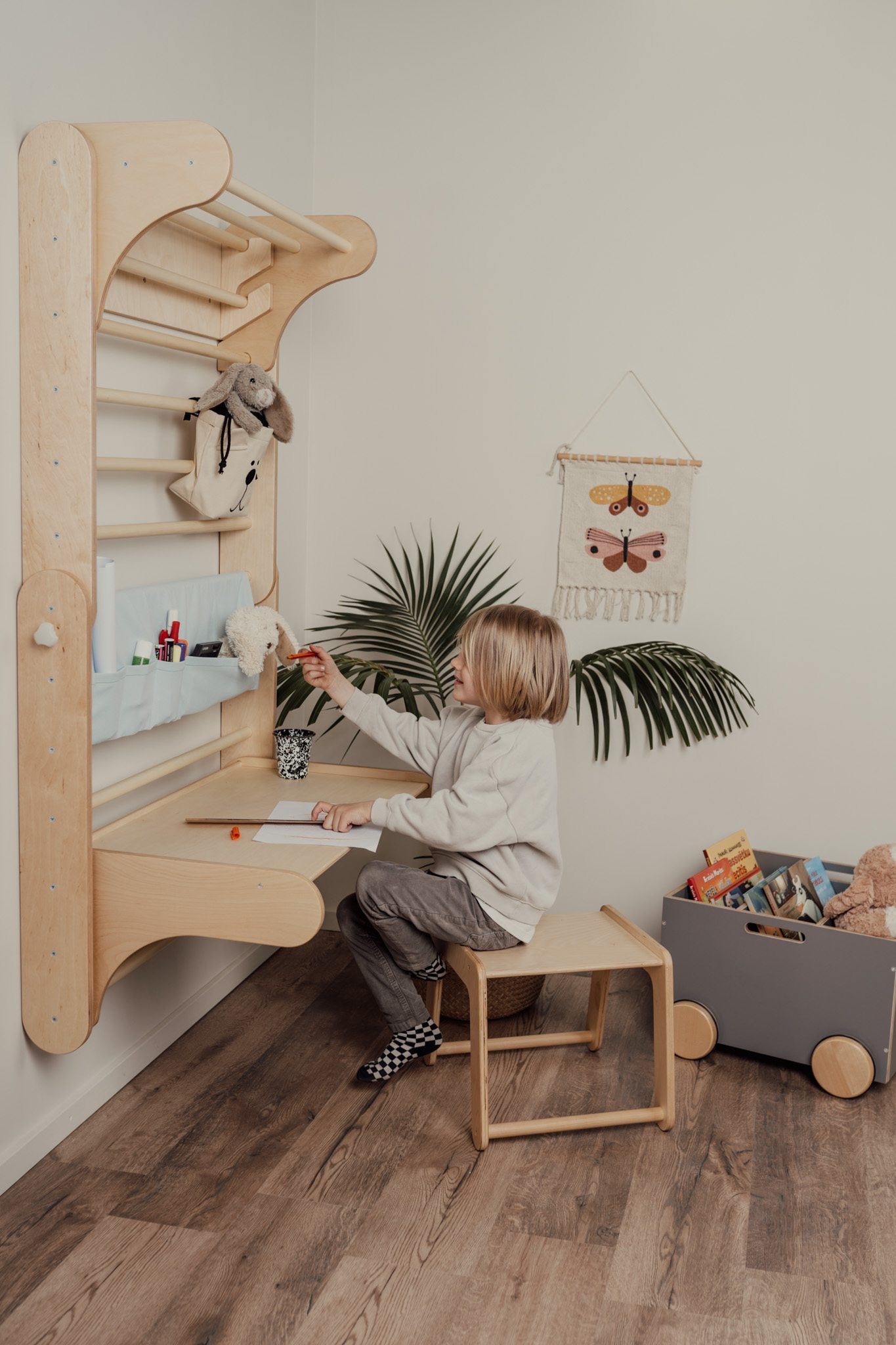 Set Tavolo & Sedia per Spalliera Svedese (Climber Wall) Leg&Go