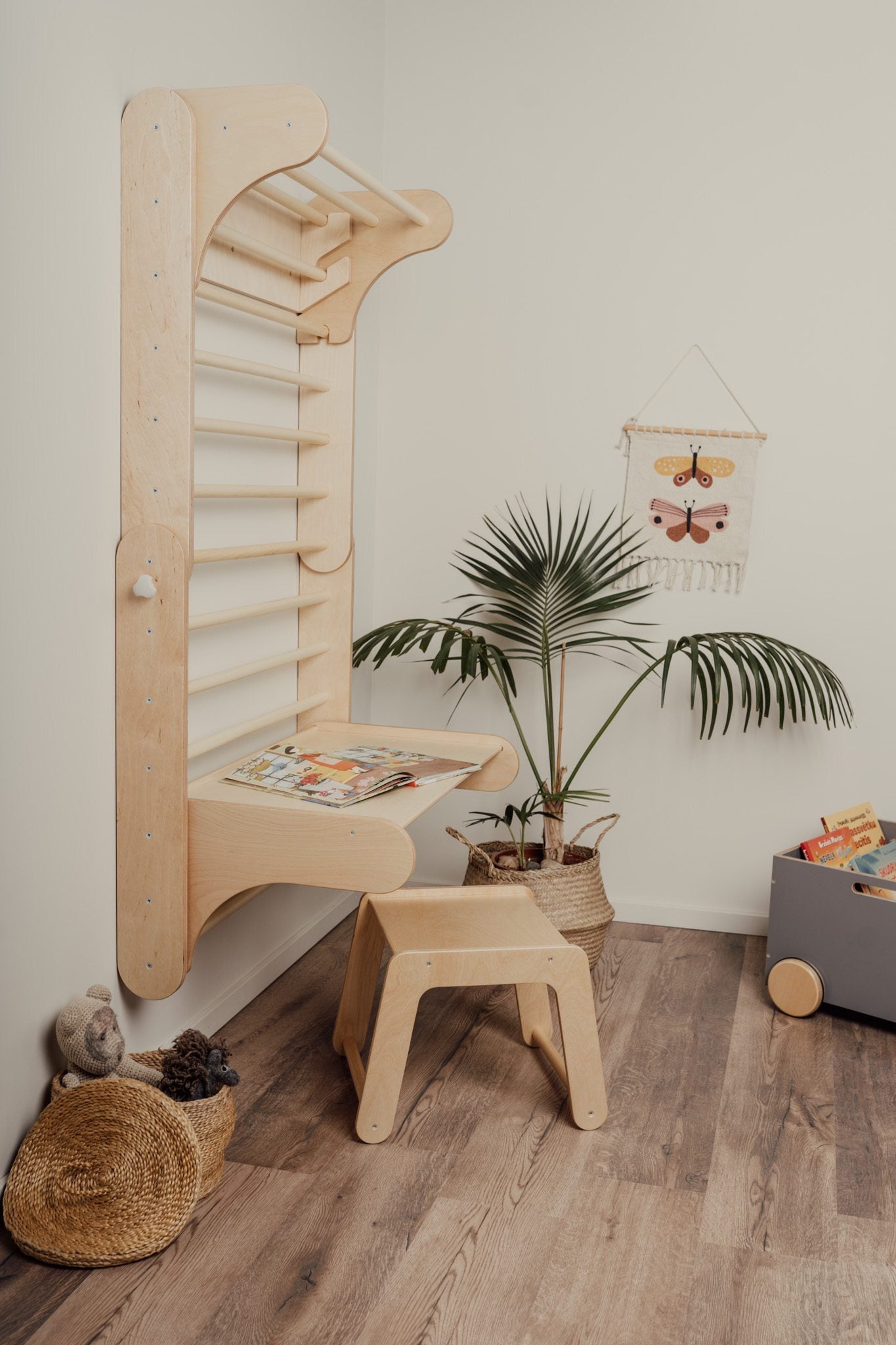 Set Tavolo & Sedia per Spalliera Svedese (Climber Wall) Leg&Go