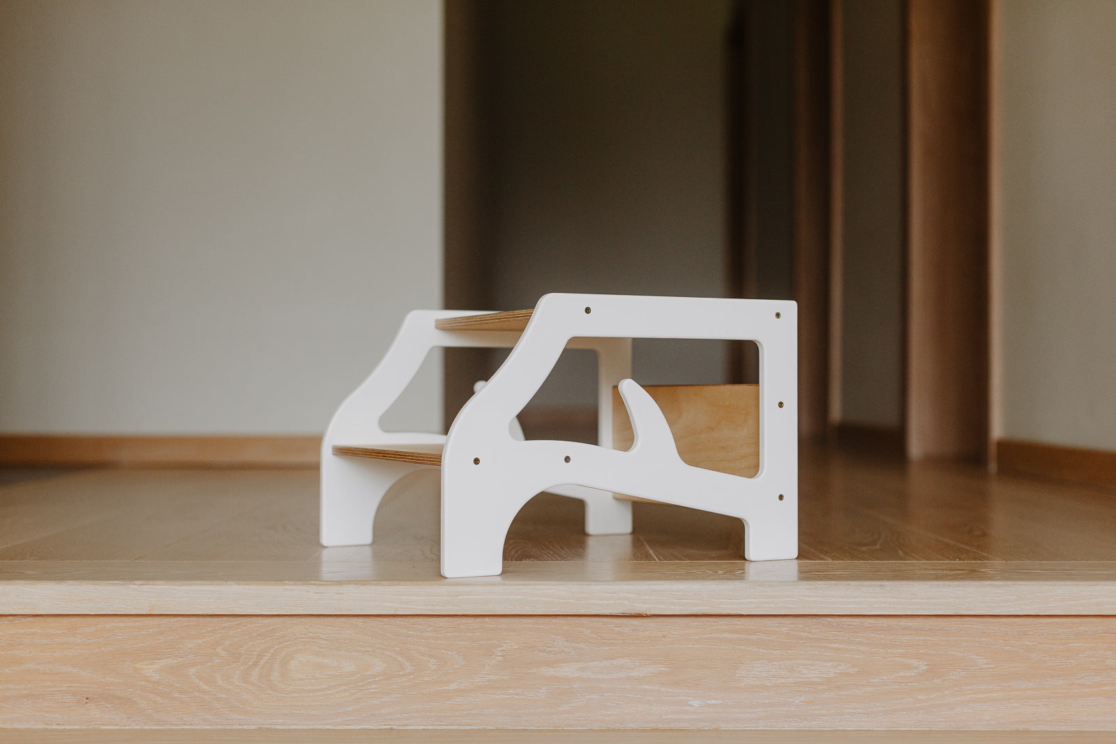 Sgabello Design Albero - Bianco