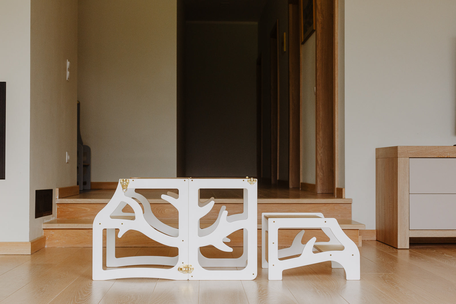 Sgabello Design Albero - Bianco